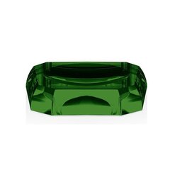 Decor Walther Kristall 0931696 Мыльница, цвет: зелёный фото