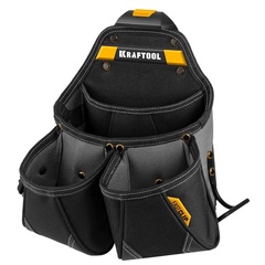 KRAFTOOL KBS-4 пояс монтажника, в комплекте: пояс монтажника и 3 сумки (38760-4)