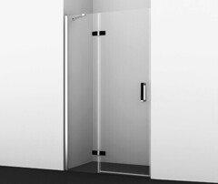 WasserKRAFT Aller 10H05LBLACK MATT Душевая дверь, цвет: хром фото