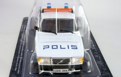 Volvo 240 Police Sweden 1:43 DeAgostini World's Police Car #56
