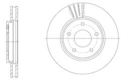 Диск тормозной вентилируемый G-brake  GR-20785