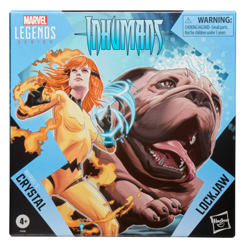 Коллекционная фигурка Hasbro Marvel Legends Series: Marvel's Crystal and Lockjaw