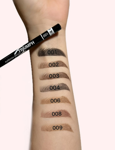 TF Карандаш для бровей с щеточкой Eyebrow pencil TRIUMF тон 008 брюнет — фото 6