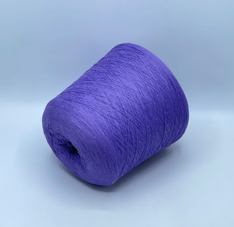 Filcom, Freschello, 1600м. 100% Хлопок+пайетка, Лаванда(722), 40404