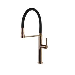 Смеситель для кухни с магнитным держателем и гибким изливом KITCHEN MAGNET 388801МАСU медь