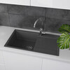 Lemark Imandra 9910036 Кухонная мойка 840 врезная прямоугольная с крылом из кварцгранита цвет: Шампань