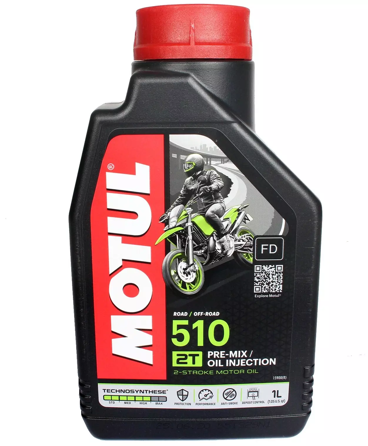 Motul 510 2T - Полусинтетическое моторное масло для мототехники 1л.