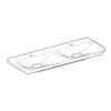 Geberit myDay 135430600 Раковина двойная 130x48см, белый / Специальное керамическое покрытие KeraTect