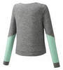 Mizuno Style Ls Shirt футболка с длинным рукавом женская серая - 2