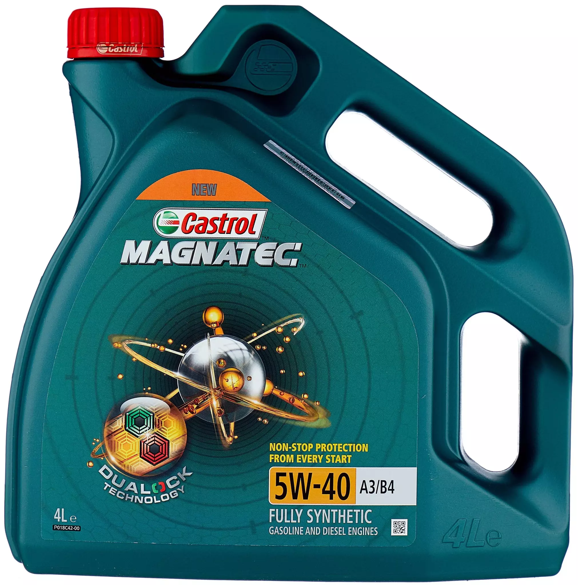 Масло моторное Castrol Magnatec 5W-40, Renault RN 0700, синтетическое 4 л