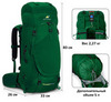 Картинка рюкзак туристический Nevo Rhino 8921-NW Viridity - 2