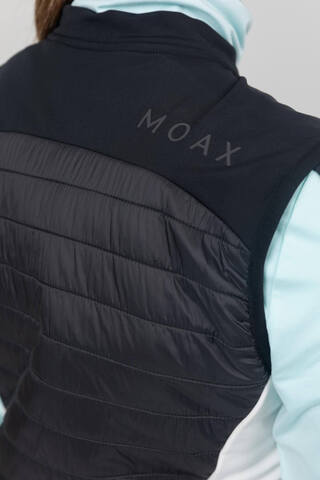 Женский теплый жилет Moax Navado черный