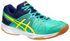 Asics Gel-Upcourt Кроссовки волейбольные женские бирюзовые - 1