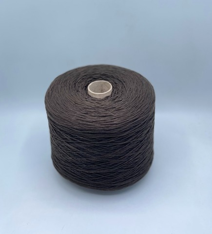 Бобинная пряжа (пр.Италия), art.Cotone, 350м/100 гр. 100%Хлопок, цвет-Дубовая кора , арт.34797
