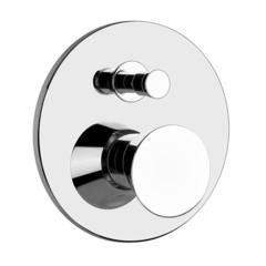 Gessi Cono 45079#031 Встраиваемый однорычажный смеситель на 2 выхода с авт перекл. (внешние части), цвет: хром фото