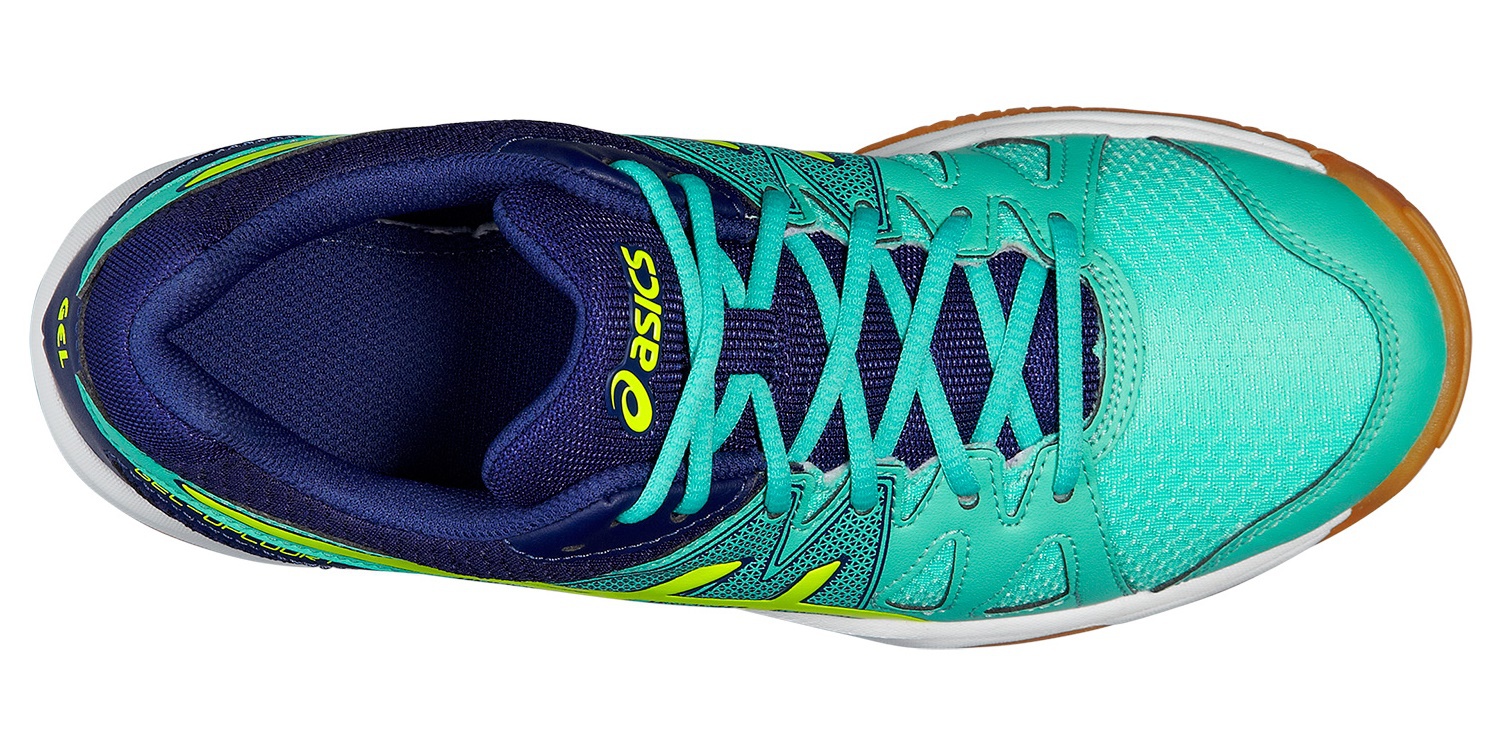 Asics Gel-Upcourt Кроссовки волейбольные женские бирюзовые - 3