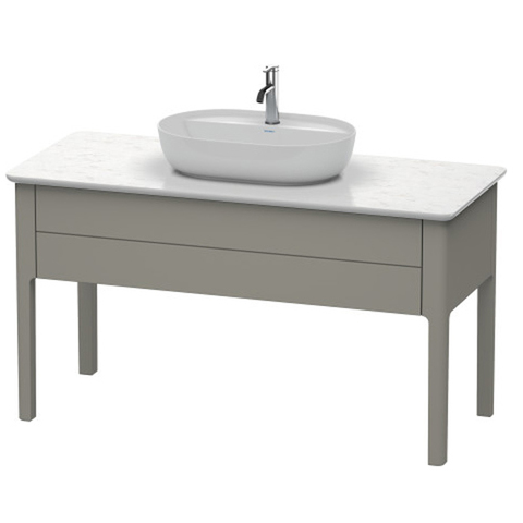 Duravit Luv LU956109292 База напольная, 743x1388x570, 1 выдв.ящик,цвет каменно-серый шелковисто-матовый