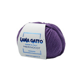 Пряжа Lana Gatto Merinocot 14450 лаванда
