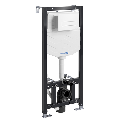 WasserKRAFT Aller 10TLT.010.ME.WM03 Инсталляция для унитаза с клавишей, цвет: белый