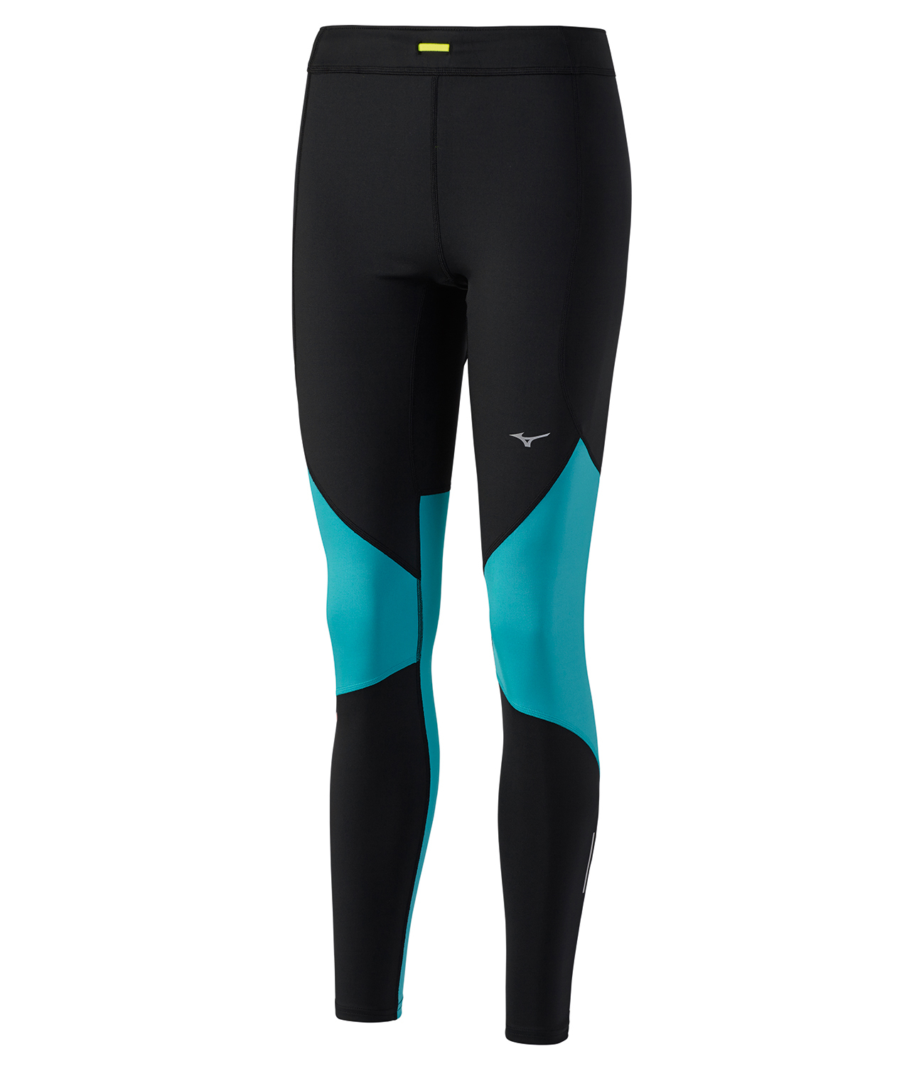 Mizuno Static Bt тайтcы для бега женские черные-голубые