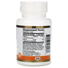 21st Century, Vitamin C, 1,000 mg, 60 Tablets