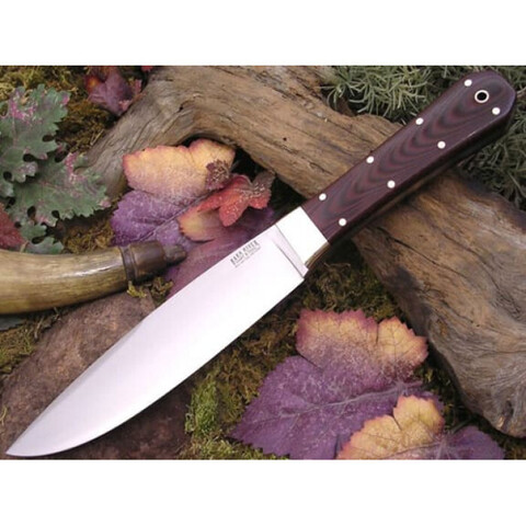 Нож Bark River Rogue Rogue Maroon Linen Micarta