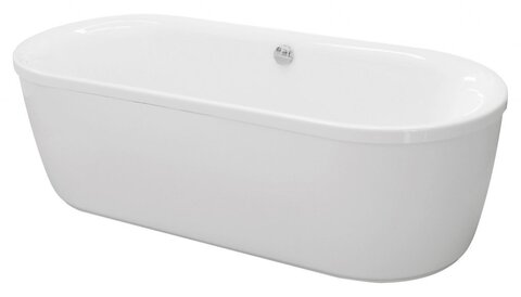Cezares METAURO-CENTRAL-180-80-40-W-MATT Акриловая ванна 180x80, цвет: белый