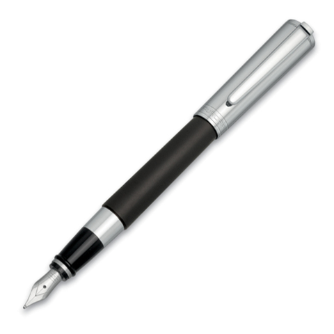 Перьевая ручка Aurora TU Metal Cap Black CT, перо - F, в подарочной коробке
