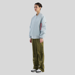 Бомбер Alpha Industries Logo L-2B Hunter Relaxed Mist (Серо-Голубой)