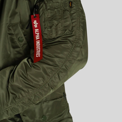 Парка Alpha Industries N-3B Slim Fit Sage Green (Зеленая)