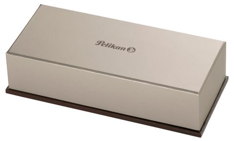 Ручка перьевая Pelikan Elegance Pura P40 синий/серебристый F перо сталь нержавеющая подар.кор. (954958)