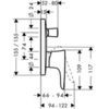 Hansgrohe PuraVida 15447400 Смеситель встраиваемый на 2 потребителя