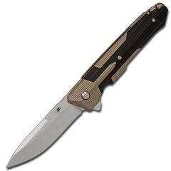 Фото Складной нож Spartan Blades Kranos, сталь CPM-S35VN, рукоять бронзовый титан/черный G10