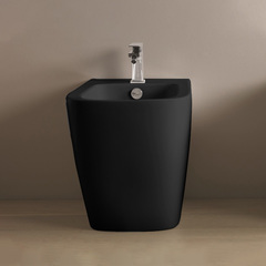 ArtCeram A16 ASB002 17 00 NERO MATT *1 Биде напольное, цвет: чёрный фото