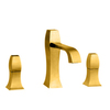 Gessi Mimi 31401#080 Смеситель для раковины на 3 отверстия, с донным клапаном, цвет: золото