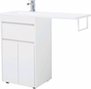 Aquanet Токио 239204 Тумба с раковиной, цвет: белый