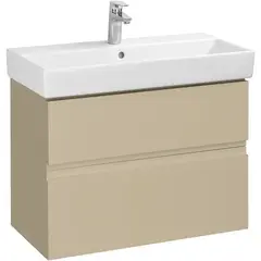 Roca Oleta 857640515 Модуль для раковины 800 мм, 760х374х548 мм, с 2 ящиками, капучино фото