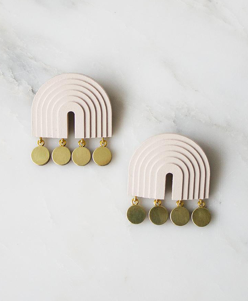 Серьги Mirage Earrings Ecru