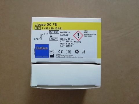 Набор Липаза (колориметрически) (Lipase DC FS) 125 мл (Diasys,Германия)