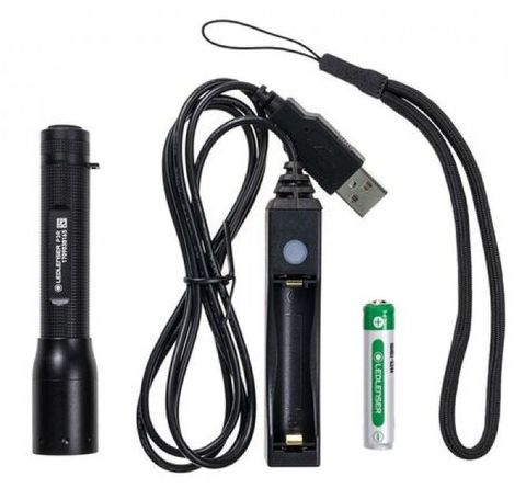 Фонарь ручной Led Lenser P3R черный лам.: светодиод x1 (501048)
