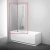 Ravak 7QLA0C00Z1 шторка для ванны CVS2-100 L блестящий+стекло Transparent