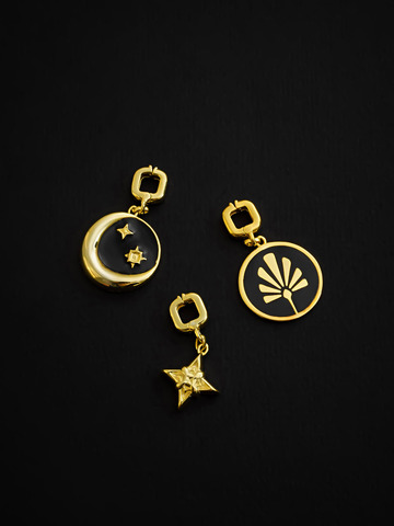Подвеска Нембус, серебро 925, позолота 18k 8