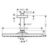 Hansgrohe Raindance E 26250000 Душ верхний 30х30 см