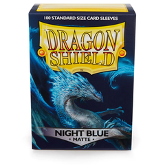 Dragon Shield - Тёмно-синие матовые протекторы 100 штук
