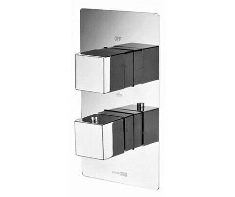 WasserKRAFT Alme 1544 THERMO Термостатический смеситель для ванны и душа, цвет: хром