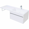 Aquanet Токио 239218 Тумба с раковиной, цвет: белый