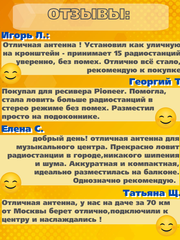 Tриада-8840 на магнитном основанииantenna.ru. Антенна дальний прием ФМ наружная для музыкальных центров на магните комнатная