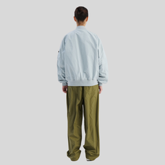 Бомбер Alpha Industries Logo L-2B Hunter Relaxed Mist (Серо-Голубой)