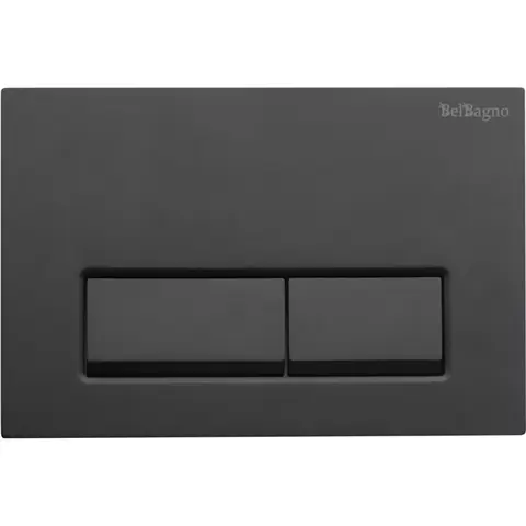 BelBagno BB-15R-NERO.M Кнопка смыва, черный матовый