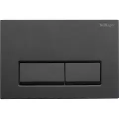 BelBagno BB-15R-NERO.M Кнопка смыва, черный матовый фото